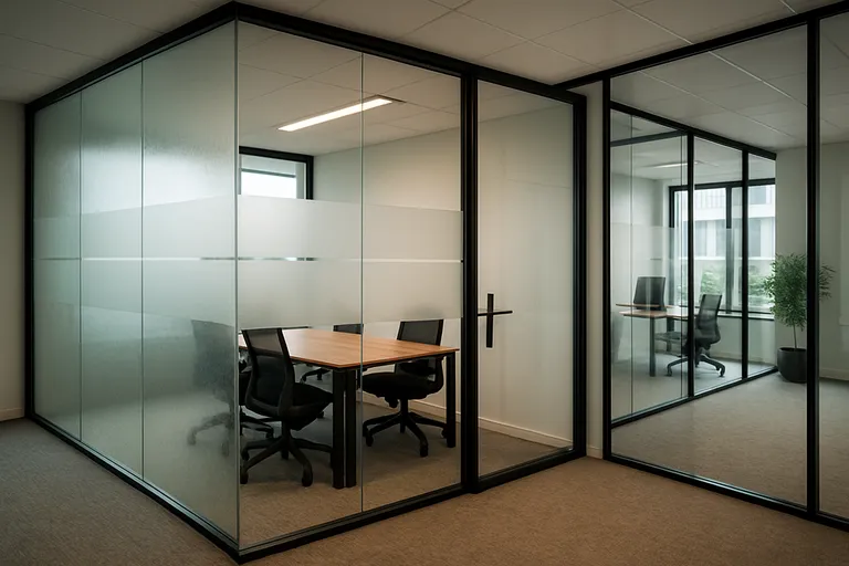 Hoe creëer je privacy met een glaswand?